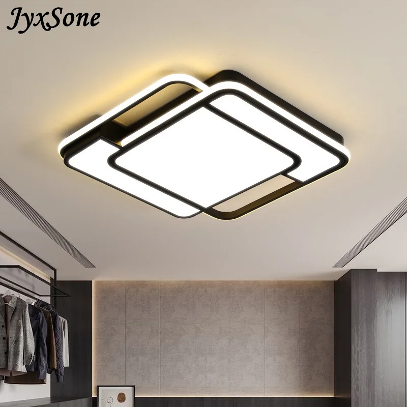 $103.47 2022 Chandelier Nordic Modern Ceiling Lamp Rectangular Simpl Dimmer Minimalist Decorative for Living Bedroom Dining Room Lights