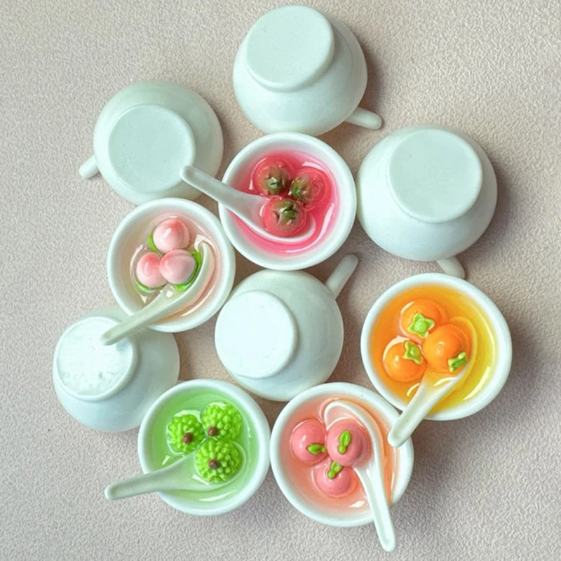 5 шт./набор светящиеся трехмерные чаши для риса и Пельменей