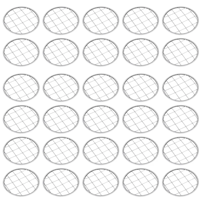 

Каменная банка для цветов, крышка для вазы с цветочной лягушкой, 30 шт., консервная банка, каменная банка, крышка с квадратными решетками, 70 мм