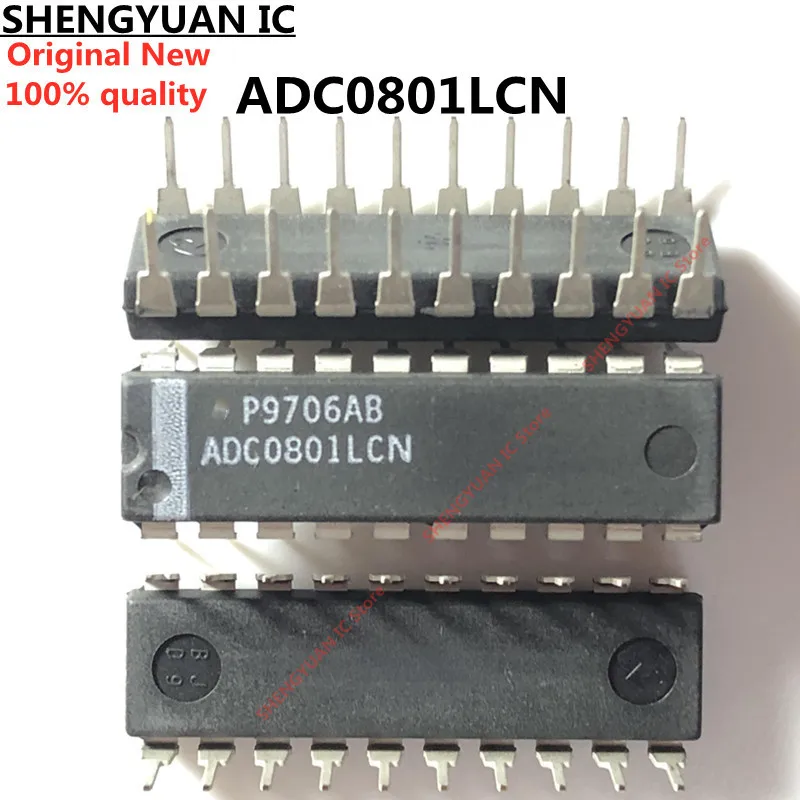 

2 pcs/lot ADC0801LCN DIP-20 ADC0801 8-Bit muP Compatible A/D Converters 100% new imported original 100% quality