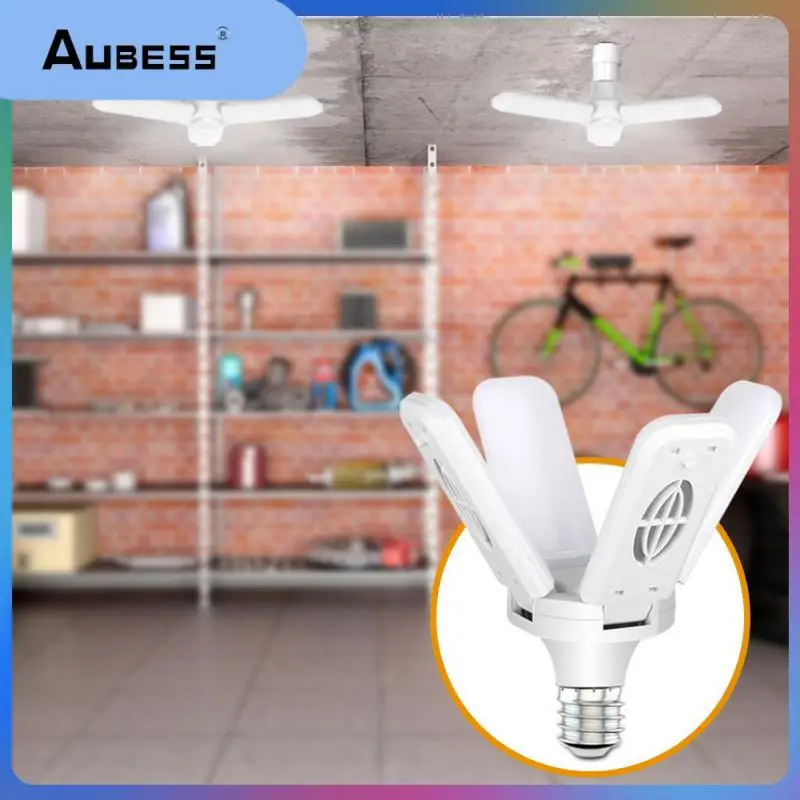 

Foldable Ceiling Lights Industrial Light Industrial Led Light Bulb Home Leaf Light Home Appliance Mini Garage Lighting Led Bulb