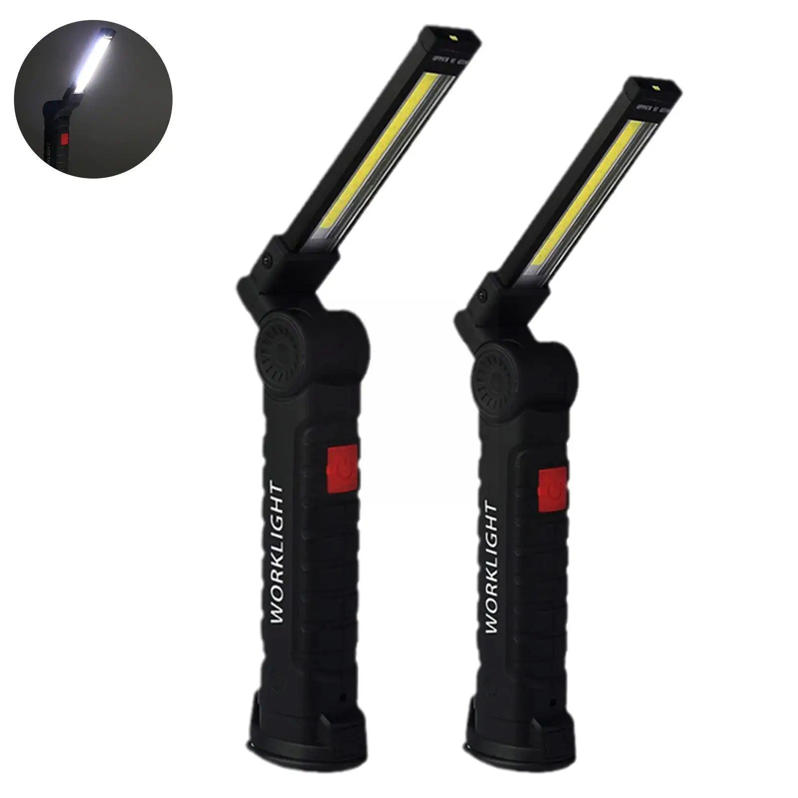 

Складная Светодиодная лампа Cob для кемпинга, Usb Перезаряжаемый Фонарик, рабочая магнитная лампа для кемпинга O2h9