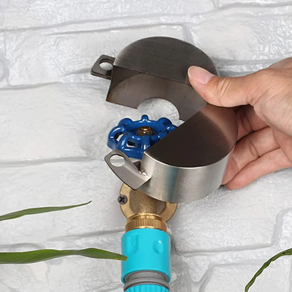 

Hose Bib Lock Water Kitchen Protection Cover Covers Winter Convenient Spigot