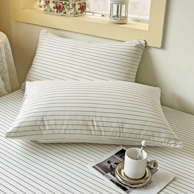 

Наволочки Bonenjoy, полиэстер, полоска, 2 штуки