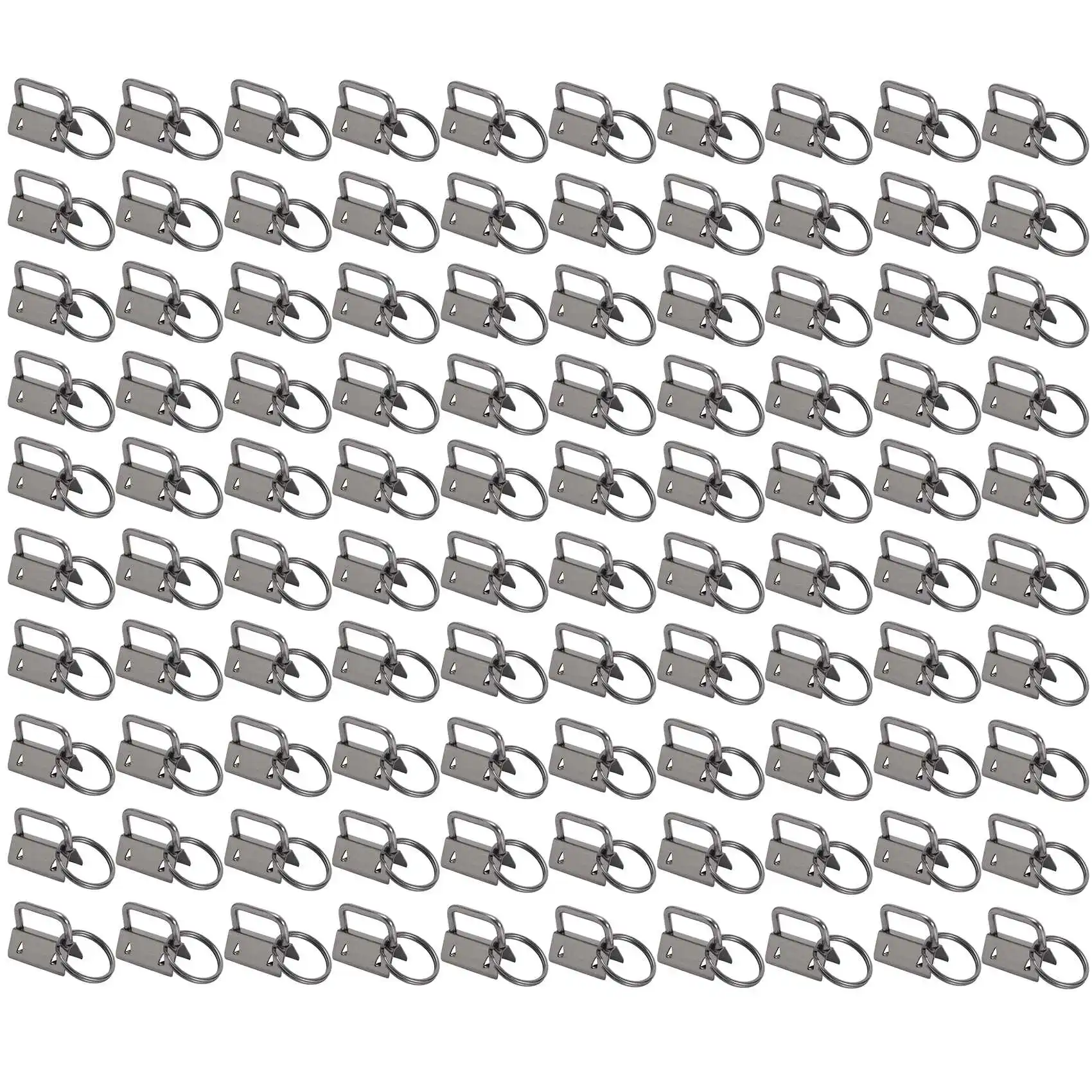 

100 PCS Wristlet Hardware 1 Inch Key Fob Hardware for Keychain Key Lanyard and Key Chain Making Hardware Supplies