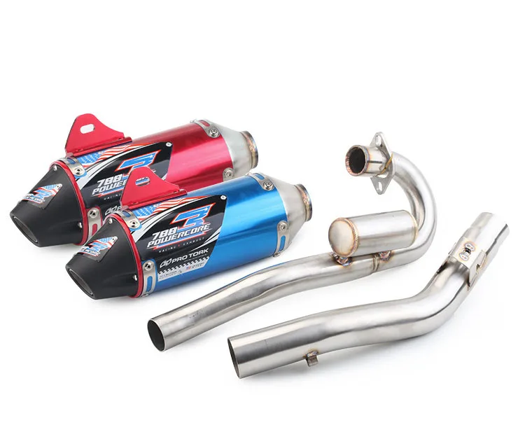 

Выхлопная труба для мотоцикла, полная система для Honda CRF150F, CRF230F, CRF150, CRF230, Внедорожный полный выхлопной глушитель, трубы 2003-2016