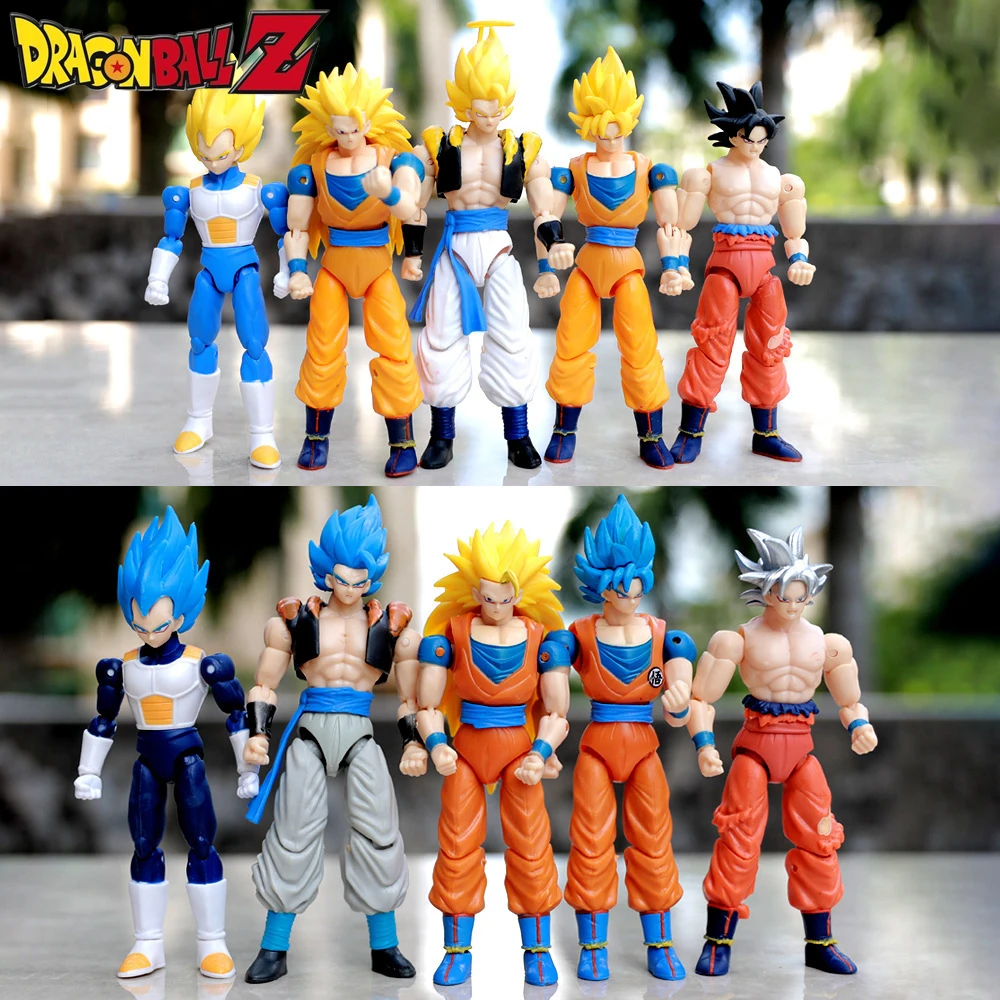 

Экшн-фигурка из аниме «Драконий жемчуг супер сайян», кукла Сон Гоку какарото, Вегета, кукла из ПВХ, Коллекционная модель, фигурка, игрушка в п...