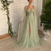 gorgeous sweetheart lace prom dresses glitter high side split party dresses 2022 tulle formal evening gowns vestidos de noche