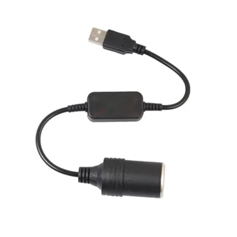 Переходник для автомобильного прикуривателя, с 5 в USB на 12 В