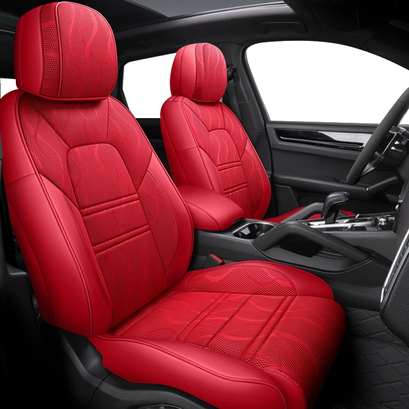 

KADULEE Custom Leder auto sitz abdeckung Für Hyundai Veloster LAFESTA Coupe Azera Grand SantaFe Veracruz Equus Rohens auto sitz