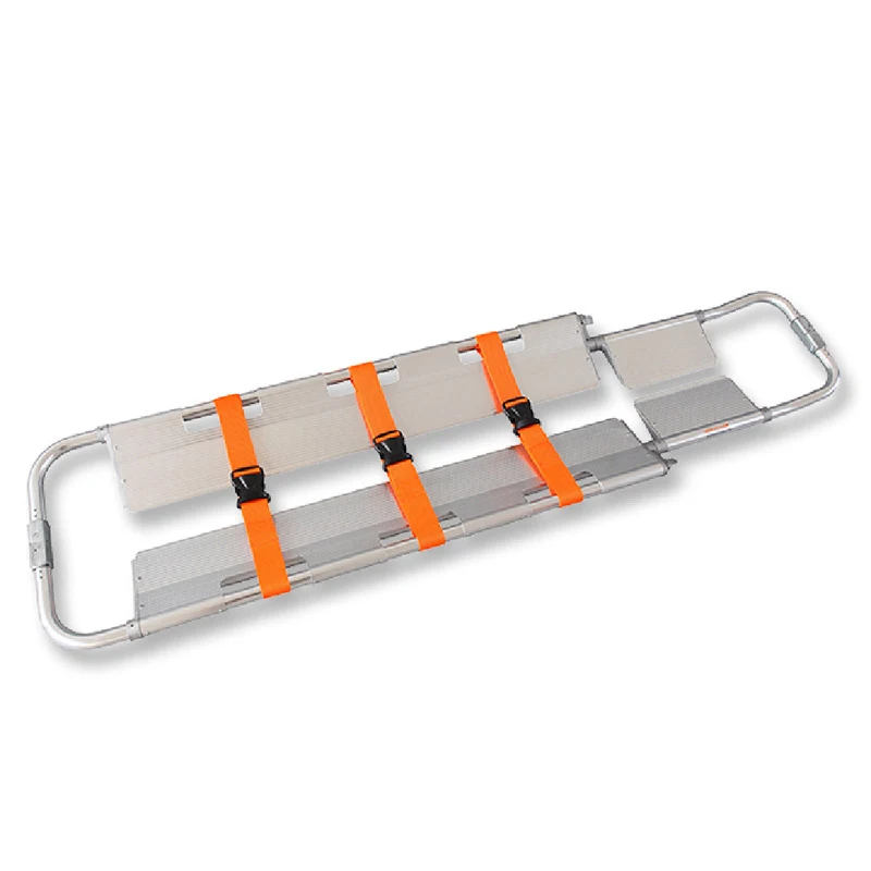 

Hospital Detachable Folding Adjustable Length Aluminum Alloy Scoop Stretcher