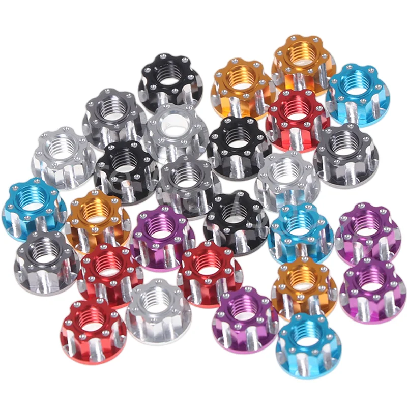 Ving Design Hexagonal Nuts For Hsp Sakura 1/10 Rc Remote Control Car Accessory Universal Spare Parts
