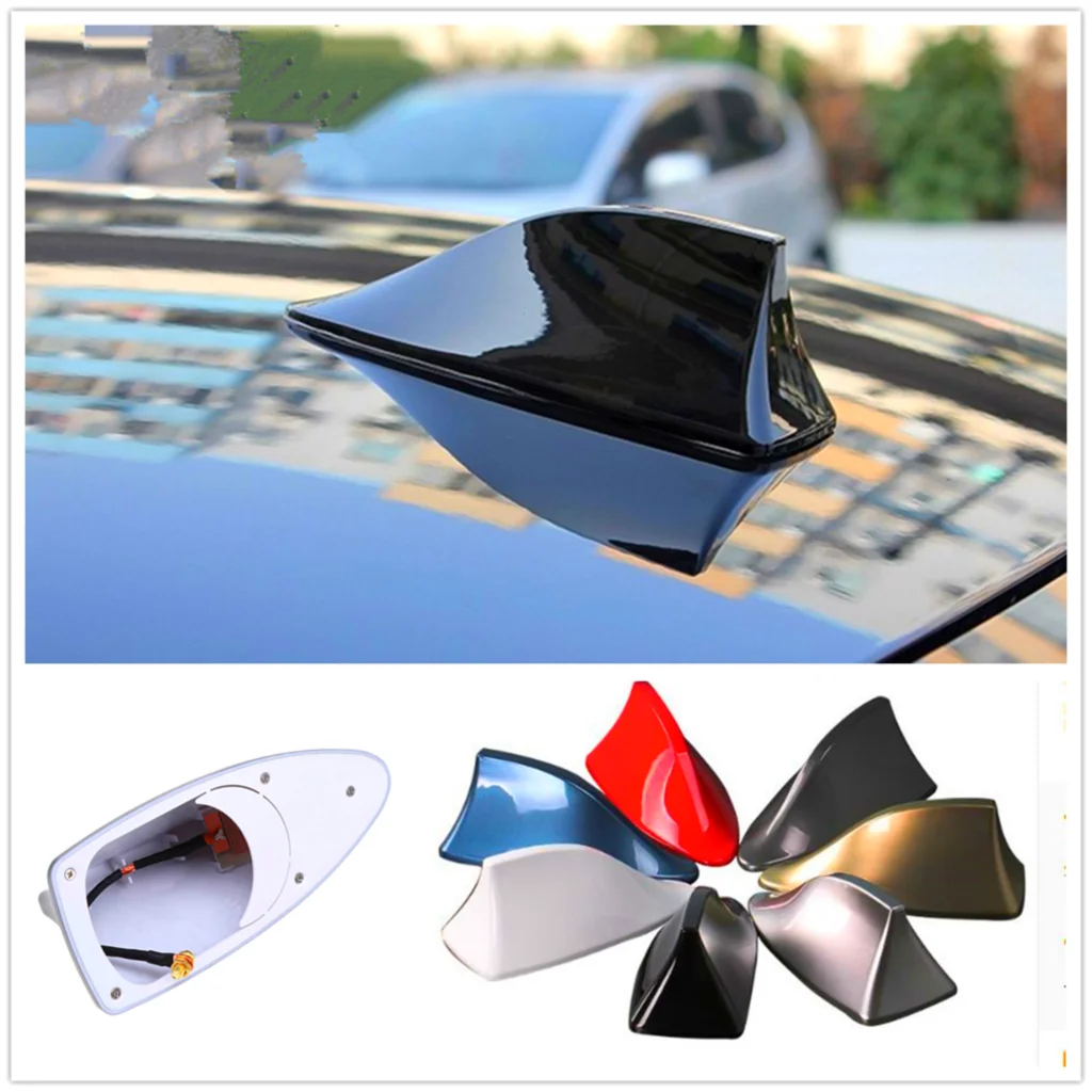 

Car styling Shark Fin Antenna Auto Radio Signal Aerial Roof Antennas for Fiat Fiorino 595 500 500S Toro Fullback Aegea