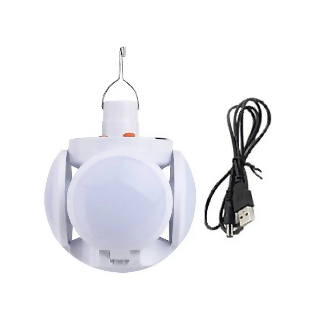 

1pcs Solar LED Light Bulb USB Rechargeable Outdoor Camping Lamp Waterproof Emergency Night Light Garden Searchlights Lantern