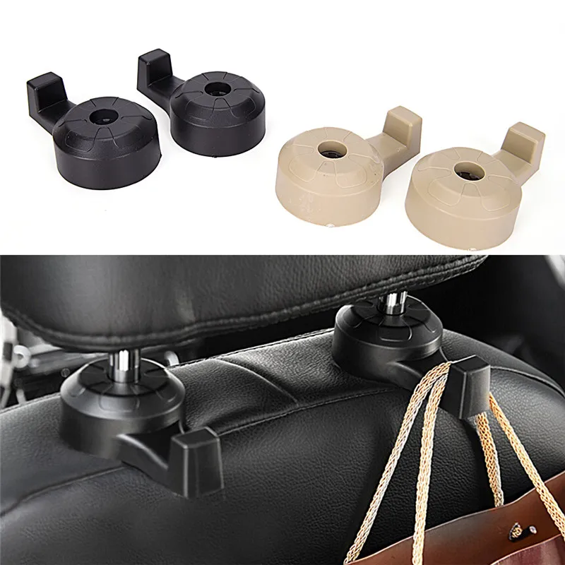 

Universal Car Clips Seat Back Hooks Truck Suv Hanger Organizer Hook Headrest Holder Backrest For Automobile 2pcs/lot