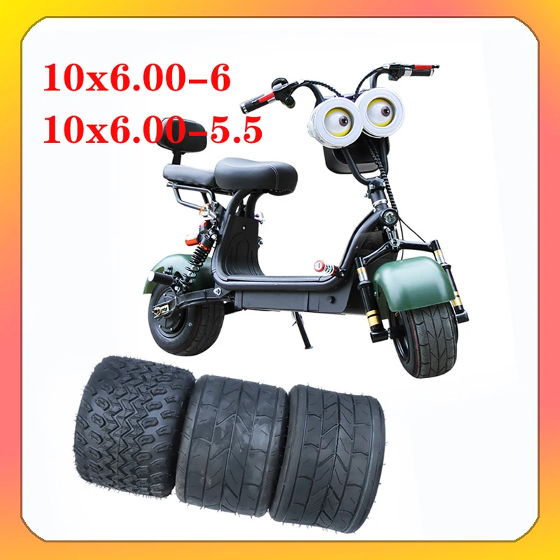 

Motorcycle Vacuum Road Tire Tubeless Tire Wheel 10x6.00-6 10x6.00-5.5 10 Inch Widened Tire Suitable For Small Harley Motorcycle