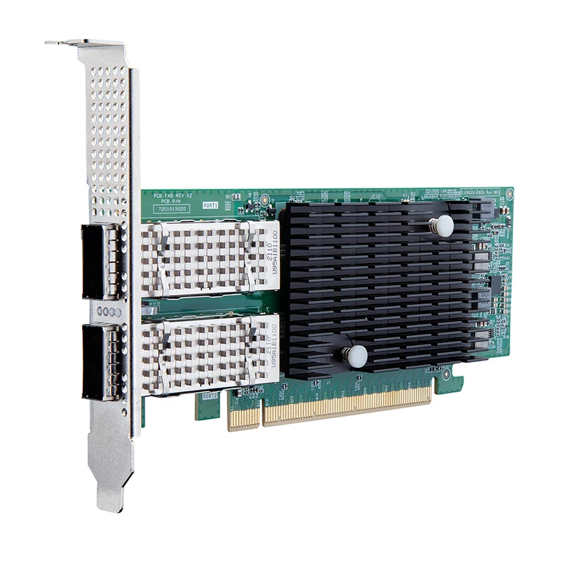 100G Network Adapter Dual QSFP28 Port Intel® E810-CQDA2 Ethernet Network Interface Card 100G Dual-Port PCIe 4.0 x16 NIC Card