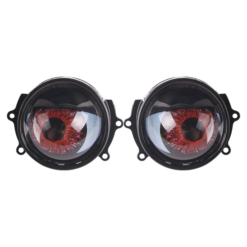 Фото NXY NX65 LED Demon Eye 3 дюйма 12В 30Вт RGB с управлением через приложение H4 H7 H11 9005 8 режимов, автомобильные фары DRL, декоративный комплект ламп Angel Eye №4