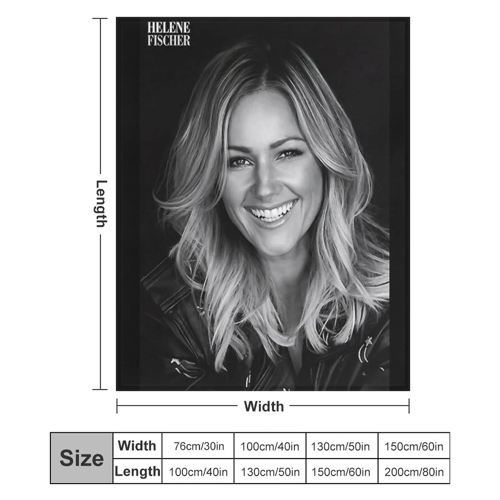 Одеяло Helene fischer Идеи подарков на День святого Валентина Персонализированные