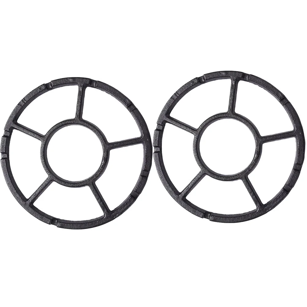 

2Pcs Stable Metal Reusable Gas Stove Rack Anti-slip Wok Rack Household Gas Stove Rack for Support Home Replace