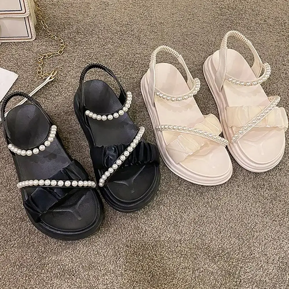 

2022 New Summer Outdoor Non-slip Beach Sandals , Fashion Men Casual Vintage Sandals , Pearl Flip-flops Slippers for Male