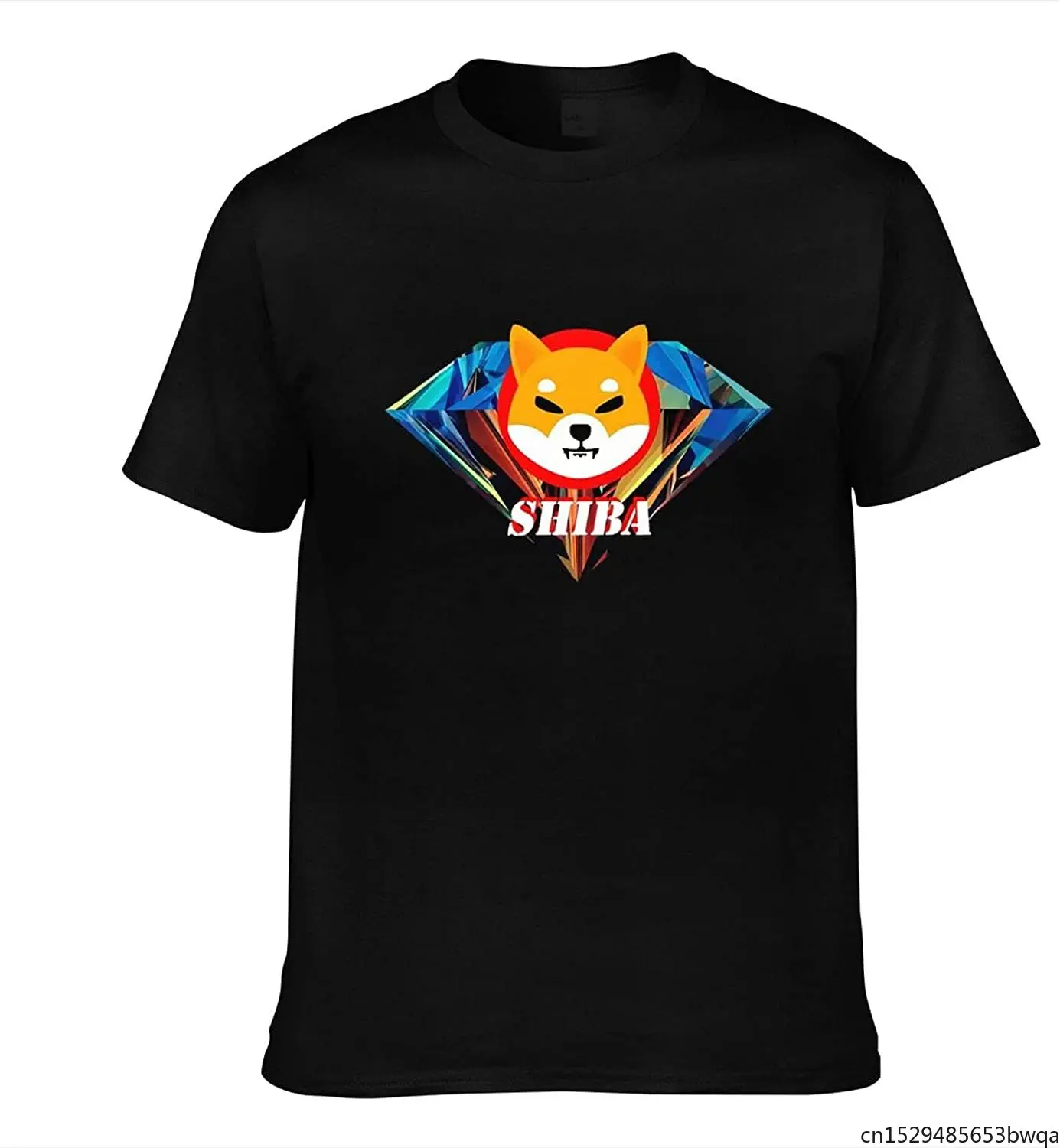 

Shibacoin Men's Short-Sleeved O-Neck T-Shirts Shiba Inu Coin Doge Shiba Inu Crypto Funny Casual for Teens