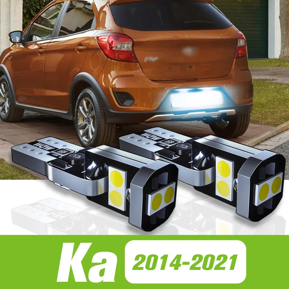 

2pcs For Ford Ka 3 2014-2021 LED License Plate Light 2015 2016 2017 2018 2019 2020 Accessories