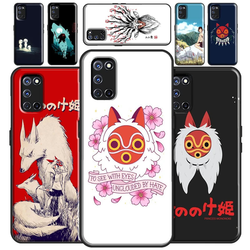 Чехол на заднюю панель с изображением принцессы Mononoke для OPPO Reno 5 Lite A52 A72 A54 A74 A94 A1K A15