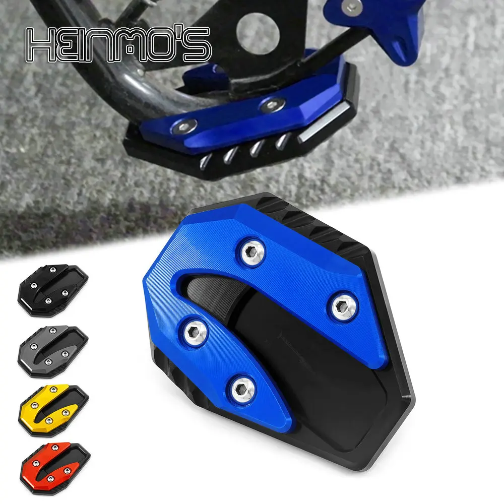 

Motorcycle Accessories For YAMAHA Nmax 155 2020 2021 2022 Nmax155 Motor Kichstand Cover Side Stand Enlarge Plate Extension Pad