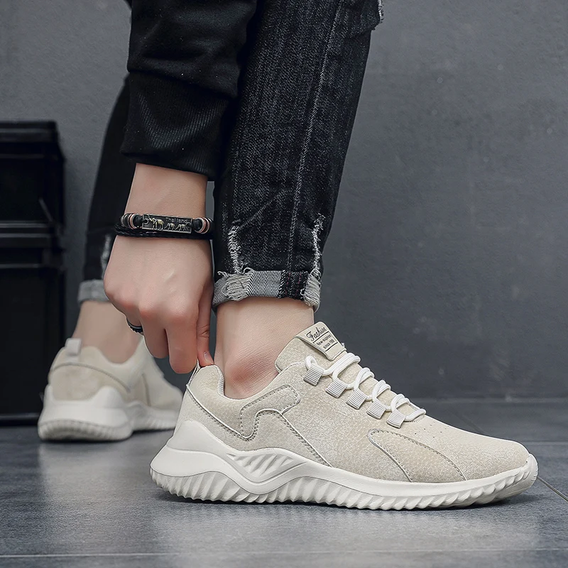 Footwear for Men 2025 New Business Casual Sneakers Men's Breathable Running Lightweight Trendy Shoes Tenis Masculino