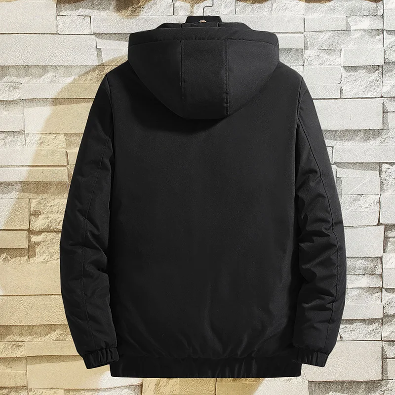 Meilly Gecko 2022 Trend Korean Version Autumn and Winter Male Thicken Down Fleece Short Padded Jacket Cotton Clothes