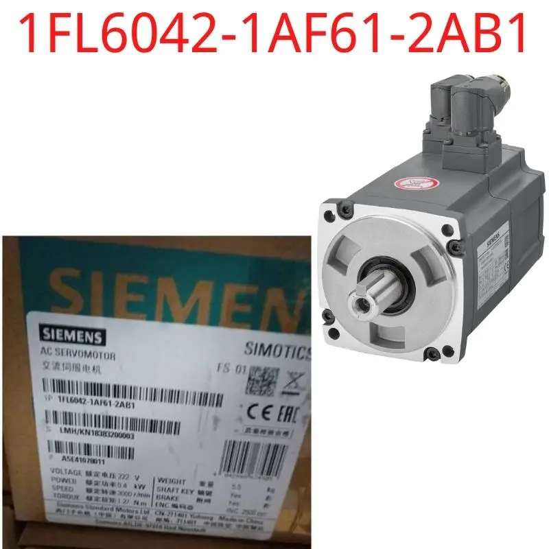 

1FL6042-1AF61-2AB1 Brand New SIMOTICS S-1FL6 Operating voltage 3AC 400 V Pn=0.4 kW; Nn=3000 rpm M0=1.9 Nm; MN=1.27 Nm