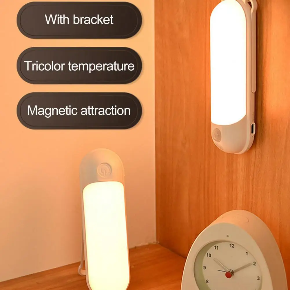 

Practical Rechargeable Cabinet LED Light Easy to install Magnetic Style Motion Sensor LED Cabinet Lamp Wide Application