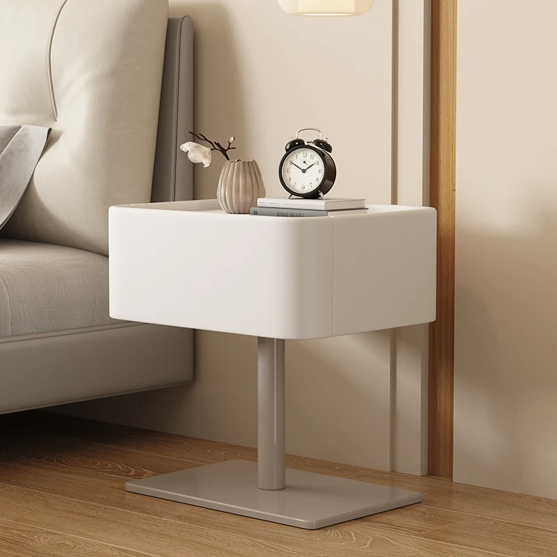 

Прикроватный шкаф, современный простой итальянский высококачественный шкаф для спальни, Кожаный шкаф для хранения