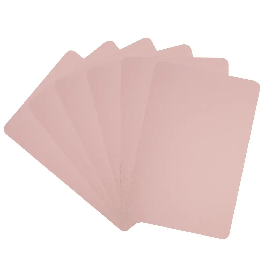 

6Pcs Placemats Heat Insulation Cup Pads Non-slip Faux Leather Mat Dining Table Coaster 201 new dropshipping