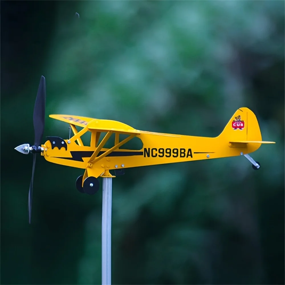 Piper J3 Cub Металлический Спиннер Для Самолета Индикатор Направления Погоды