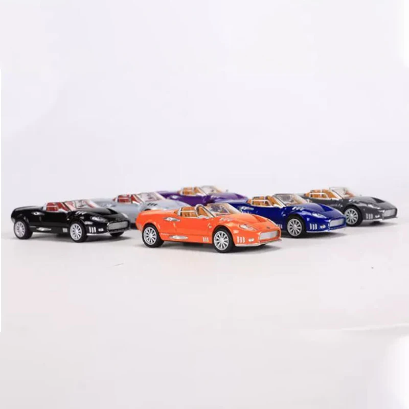 Фото Масштабная модель спортивного автомобиля Spyker C12 LaTurbie Convertible 1:64, имитация, из сплава, статическая, коллекционная, игрушка, подарок, сувенир №1