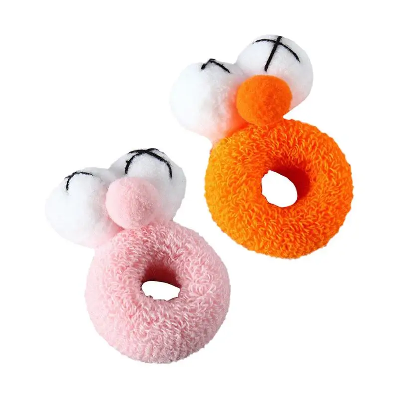 Забавные резинки для волос с большими глазами держатели хвостиков мягкие