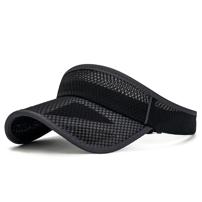 

Sport Sun Visor Hats Empty Top Baseball Cap Cotton Ball Caps Unisex Tennis Golf Visor Adjustable Summer Hats UV Protection Cap