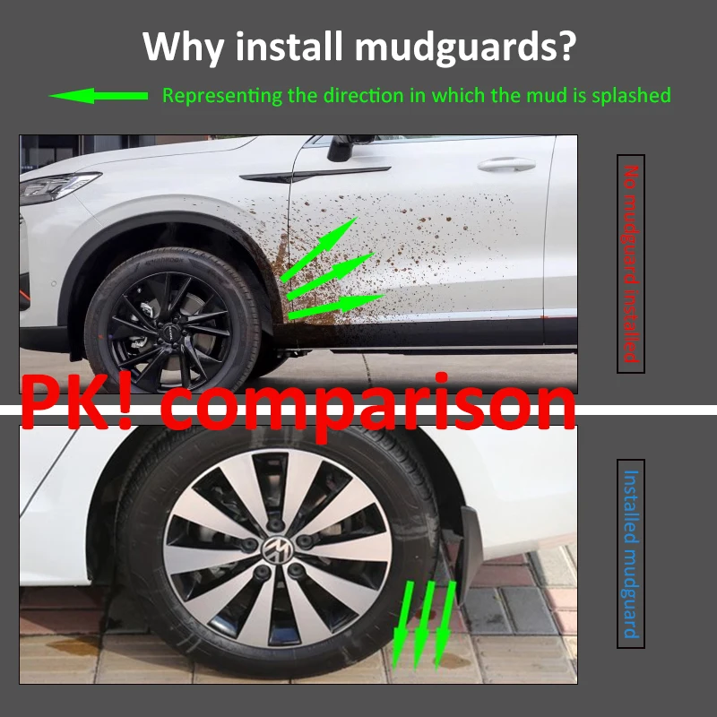 4х Брызговики для резервуара Wey GWM 300 внедорожников версия 2020 2021 2022 2023 брызговик с