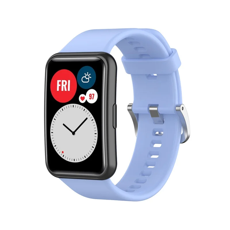 

New Solid Color Silicone Replacement Watch band for Huawei Watch Fit Strap