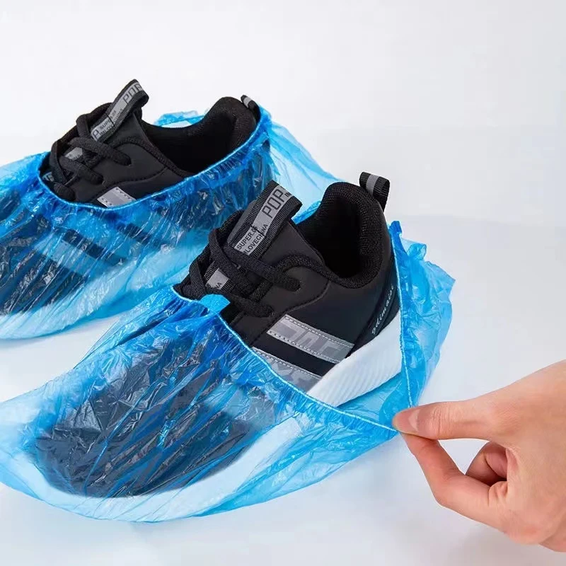 

Plastic Disposable Shoe Boot Covers Carpet Floor Cleaning Protection for Home Hotel Hospital shoe cover plastic foot cover