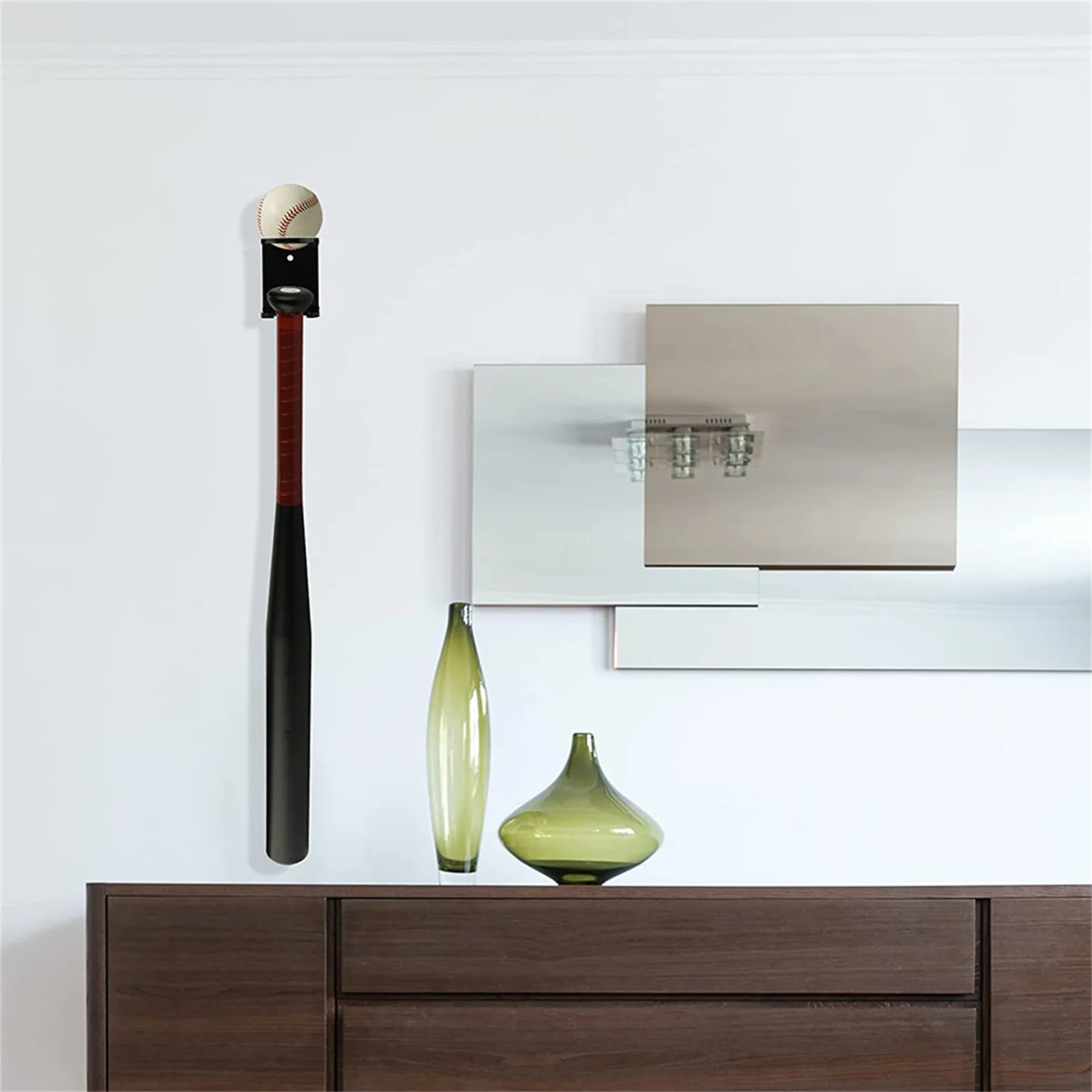 

Настенное крепление для бейсбольной биты, держатели для бейсбольной биты с винтами и расширительными трубками, 2 шт. акриловых дисплея