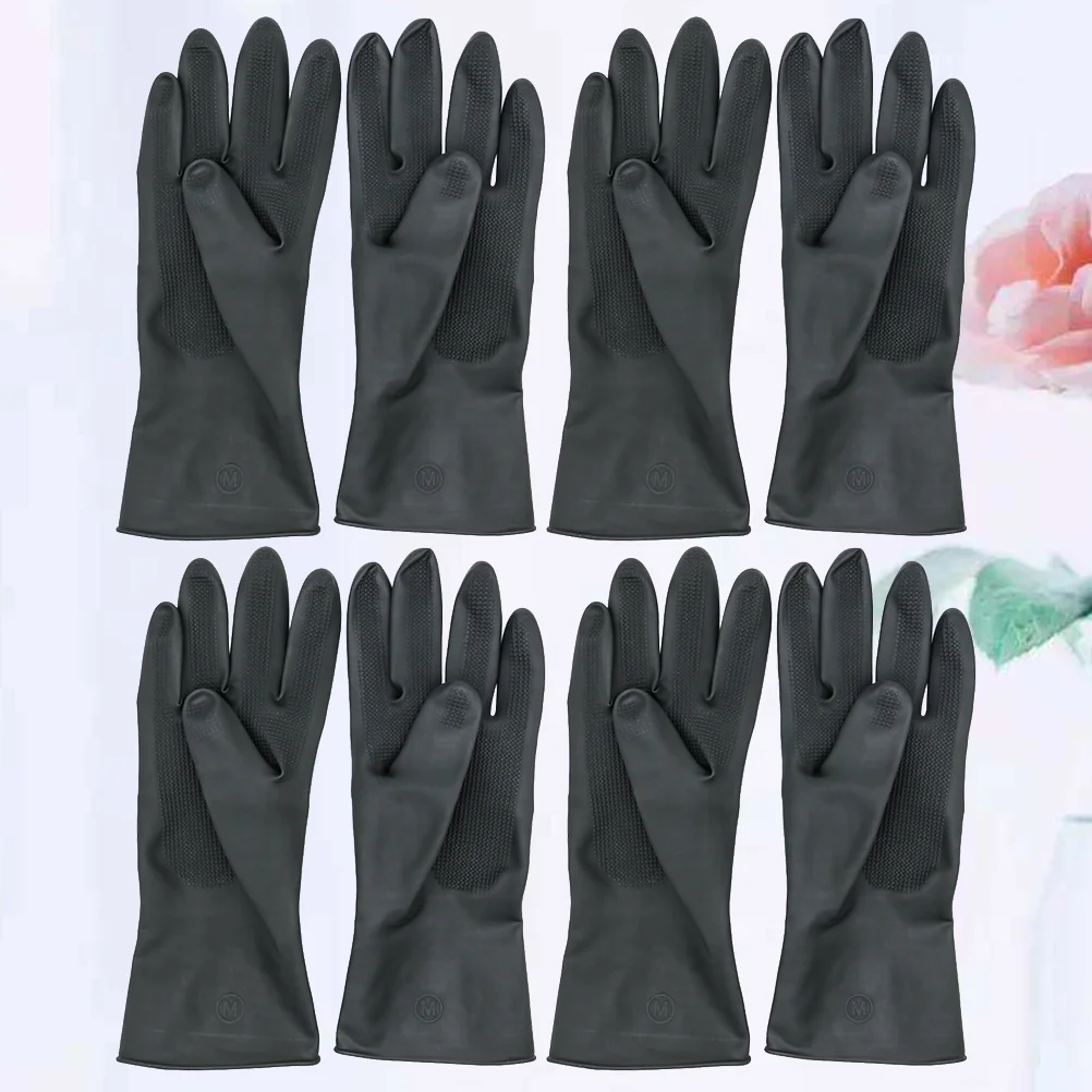 

Gloves Rubber Salon Industrial Moisturizing Hand Household Protection Dyeing Hair Work Warm Etiquette Elastic Hairdressing