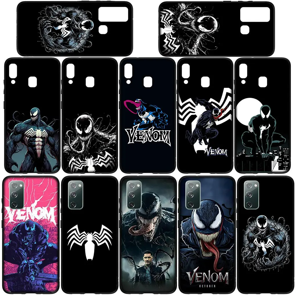 Мягкий чехол для телефона с принтом Venom Comics Marvel Xiaomi Poco C50 C55 C51 C65 X6 X3 NFC GT X4 M6 M4 M5 C40 F3 F6