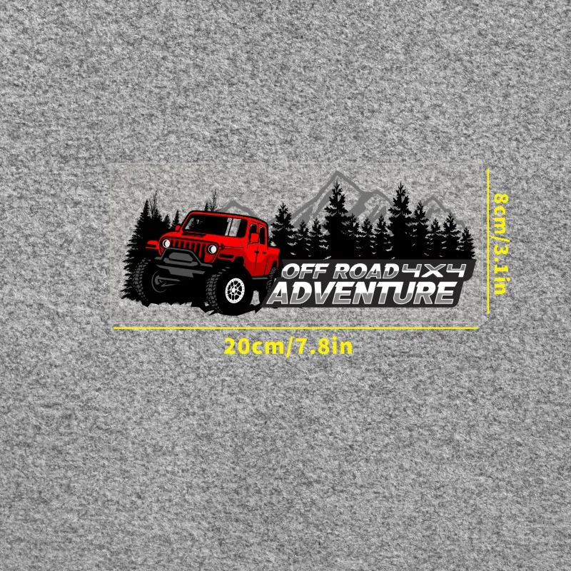 

Светоотражающие наклейки для приключений бездорожья, декор окна автомобиля, кузов, заднее лобовое стекло, наклейки для внедорожников для JEEP Wrangler Compass