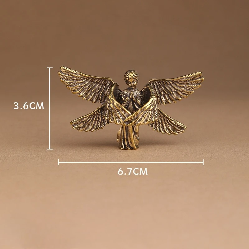 

Статуэтка ангела-хранителя из меди