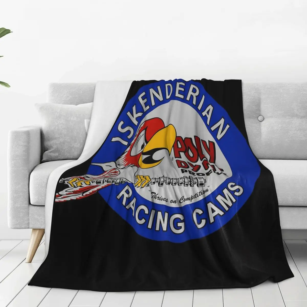 Уличные одеяла Mr.Horsepower Clay Smith Cams флисовые теплые для дивана постельные