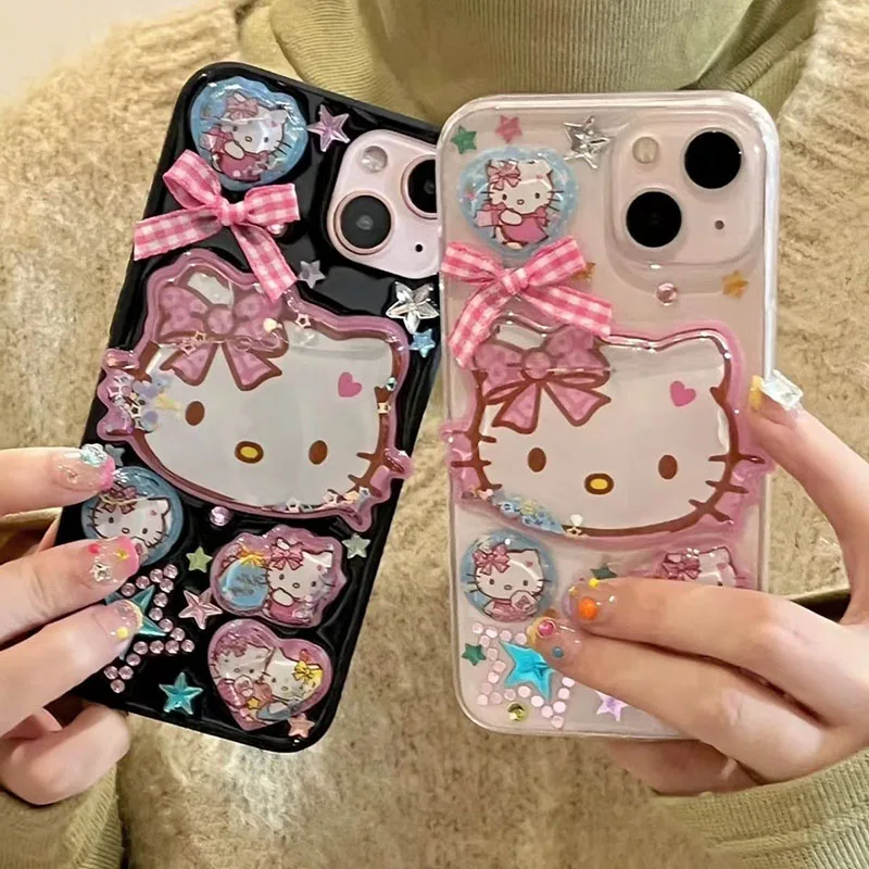

Ударопрочный чехол Sanrio для Iphone 11 12 13 14 Pro Max Mini X Xs Xr 7 8 Plus