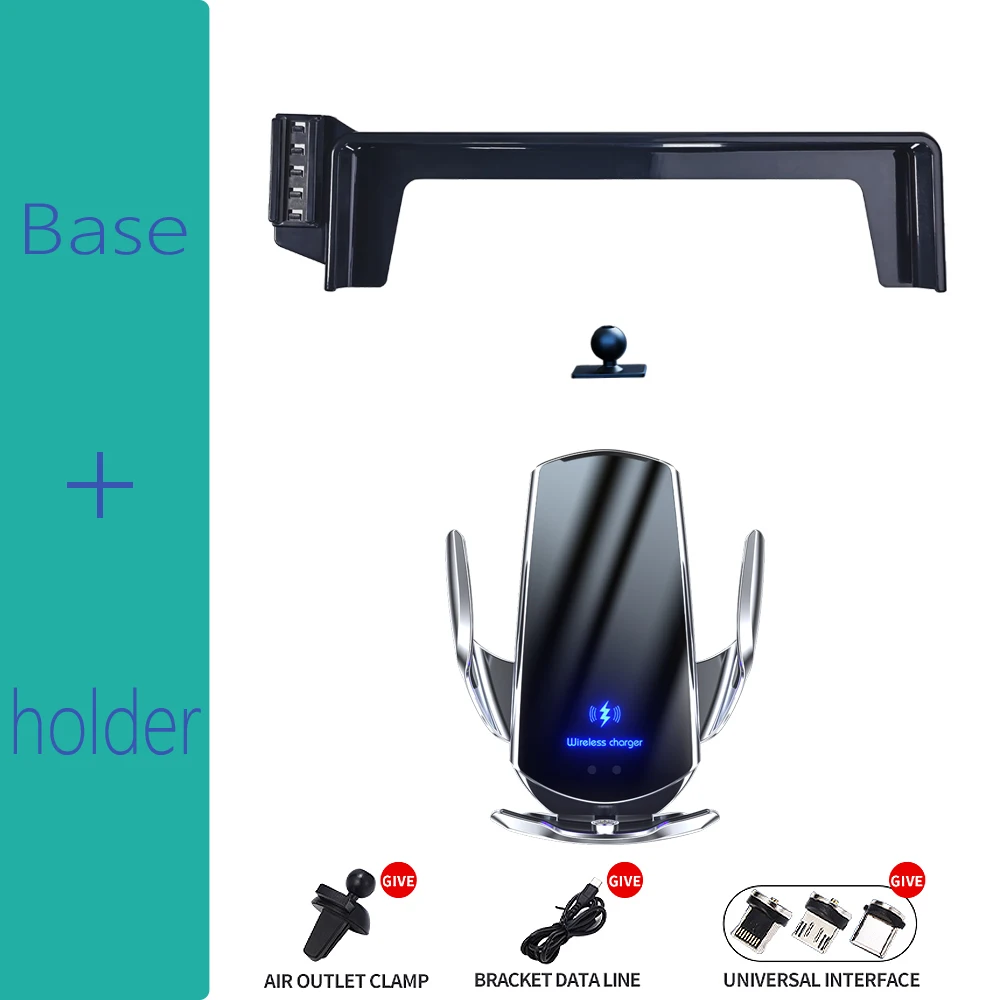 Автомобильный держатель телефона для Haval M6 2021 2022 2023, фиксированный кронштейн для мультимедийного экрана, подставка для быстрого беспроводного зарядного устройства, автомобильное крепление для мобильного телефона